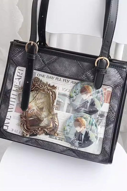 Diamond Print Sweet Japanese Lolita Shoulder Itabag 4 Colors