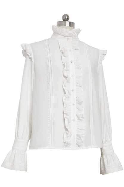 White Rabbit Theater Jacquard Version Ouji Lolita Shirt