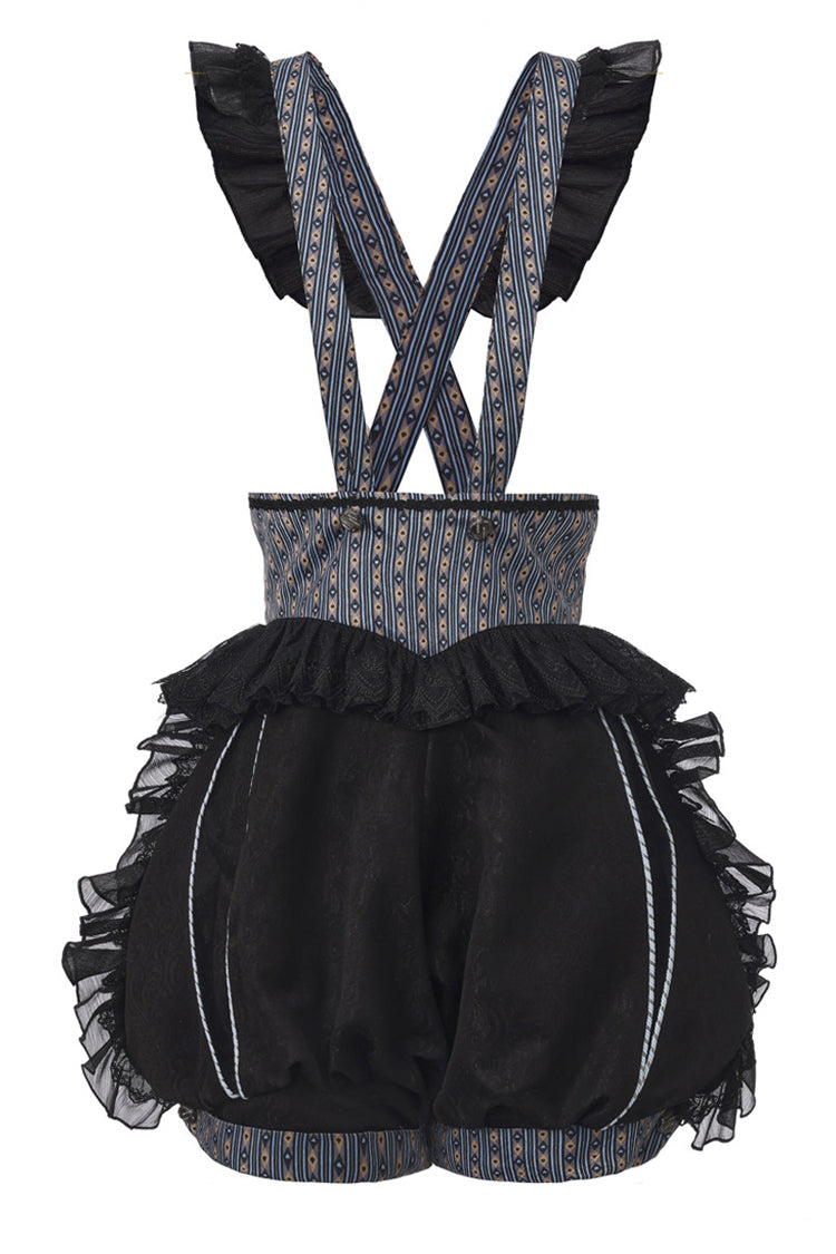 [The Rabbit’s Invitation] Long Sleeves Ruffled Classic Vintage Elegant Prince Palace Ouji Lolita Set