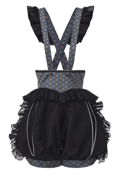[The Rabbit’s Invitation] Long Sleeves Ruffled Classic Vintage Elegant Prince Palace Ouji Lolita Set