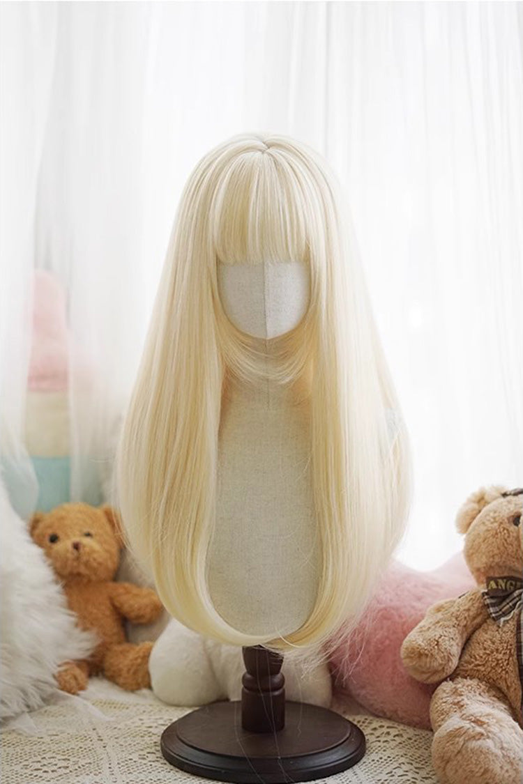 Daily Sweet Elegant Lolita Straight Wig 6 Colors