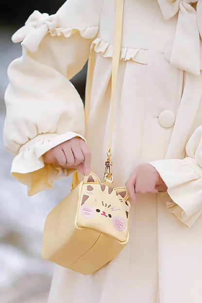 Sweet Cute Toast Cat Lolita Shoulder Bag 3 Colors