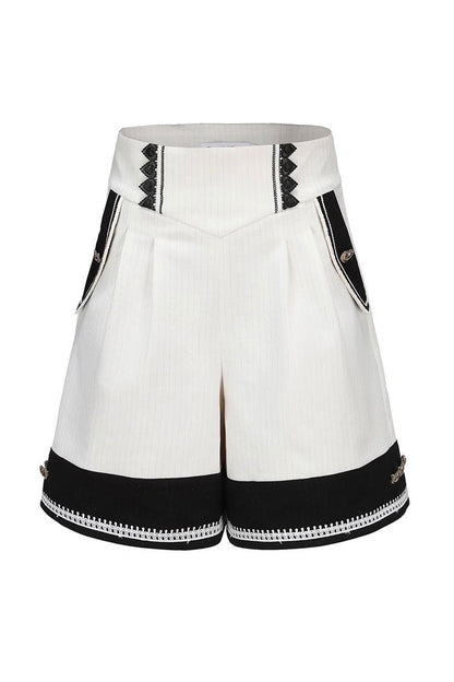 White Rabbit Duke Handsome Elegant Ouji Fashion Lolita Shorts