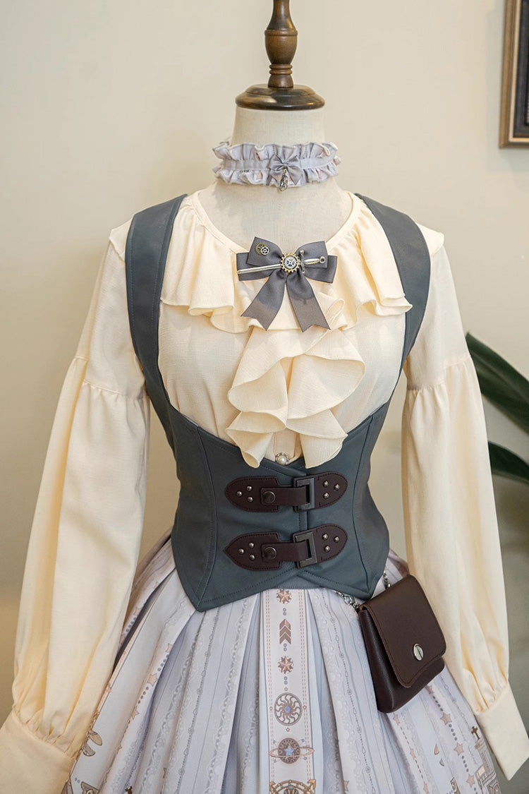 Demon Hunting Notes PU Gothic Punk Lolita Vest 2 Colors