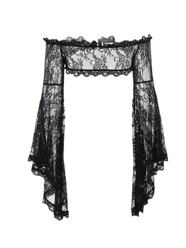 Off-Shoulder Lace Bolero