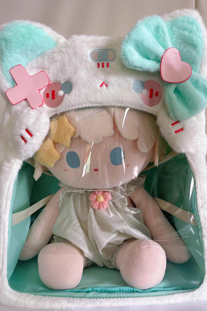 Cat Ears Bow Plush Sweet Lolita Itabag 5 Colors