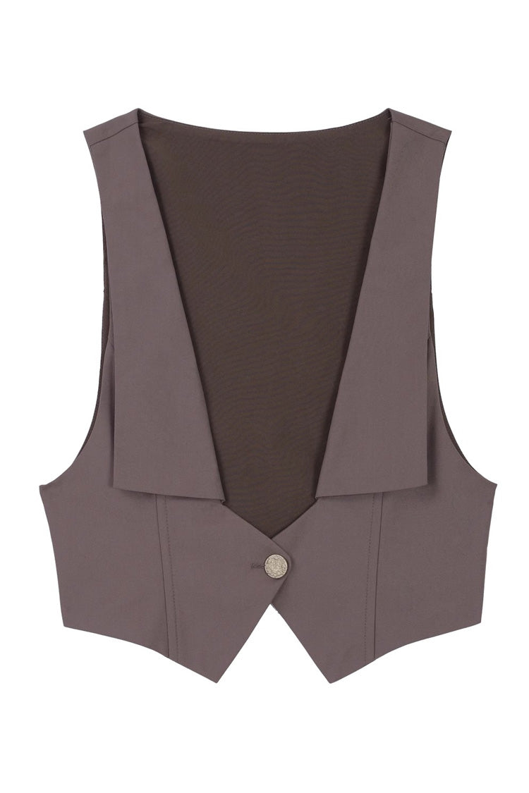 Brown [Little Detective] Ouji Handsome Lolita Vest