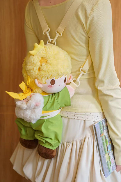 Green [The Little Prince] Cute Plush Toy Sweet Lolita Lying-Down Backpack