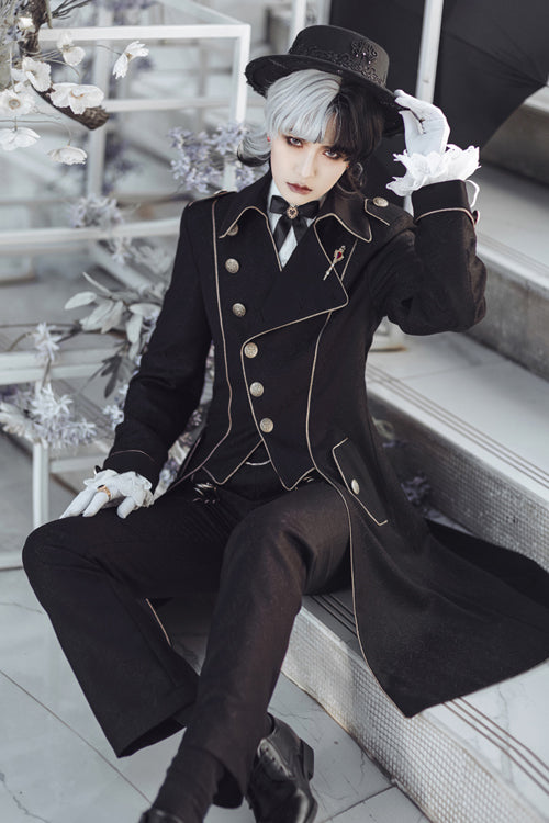 Black Vintage Immortal Paperless Covenant Ouji Lolita Pants