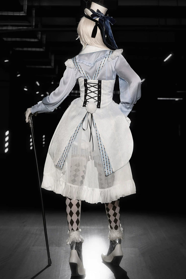 [The Rabbit’s Invitation] Long Sleeves Ruffled Classic Vintage Elegant Prince Palace Ouji Lolita Set