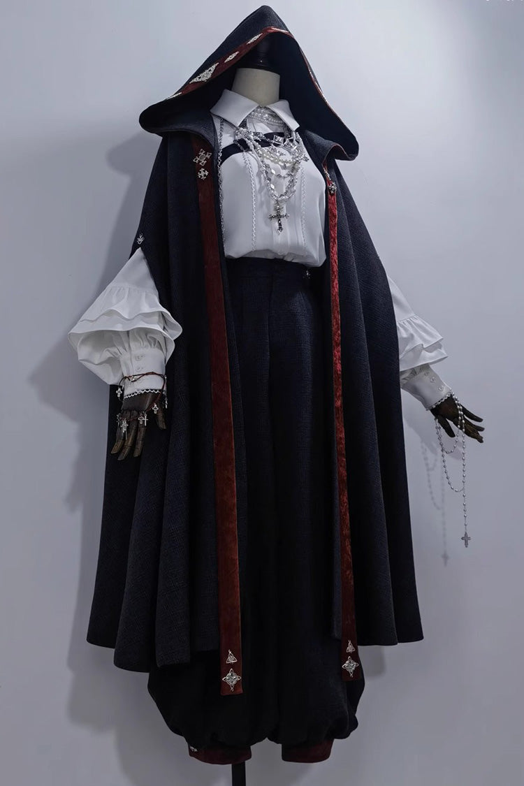 Black [Sacred Vow] Vintage Elegant Prince Handsome Ouji Lolita Pants