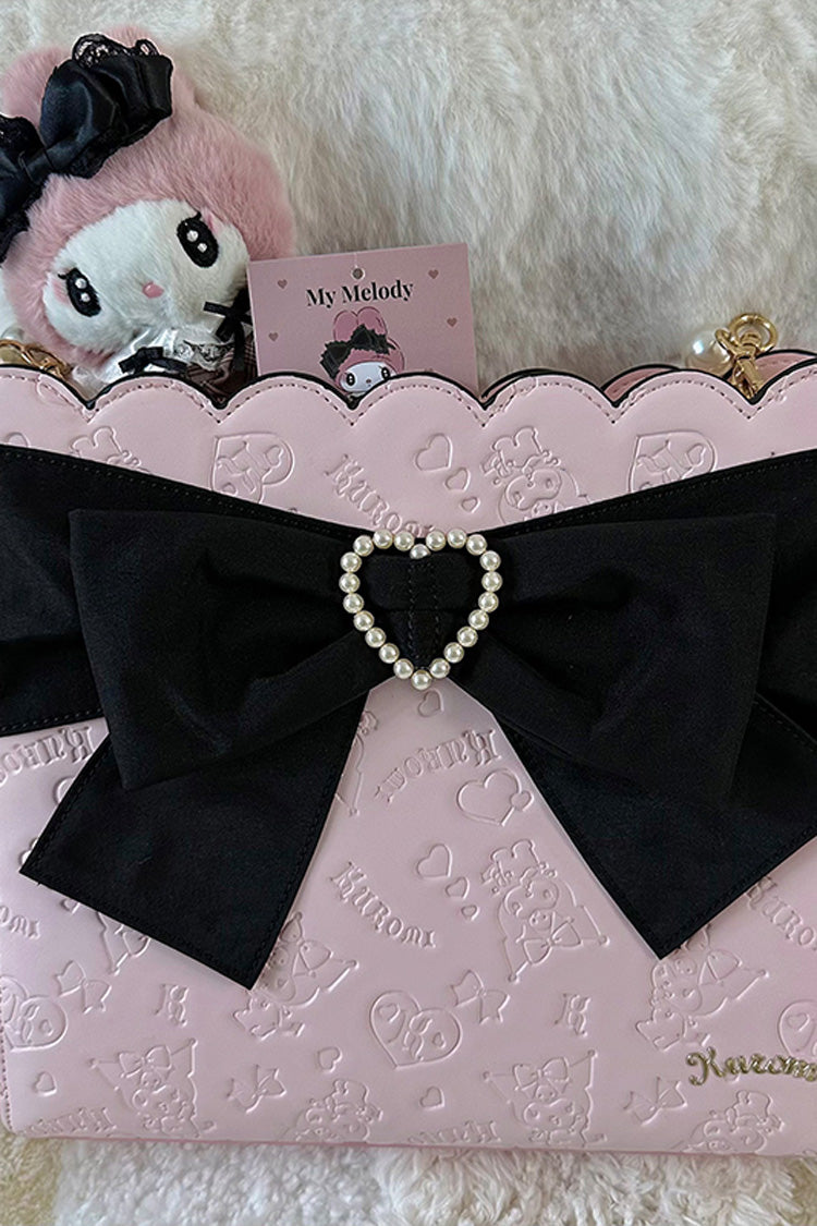 Bowknot Pearl Sweet Lolita Shoulder Bag 4 Colors