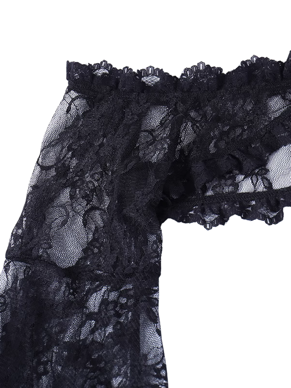 Off-Shoulder Lace Bolero