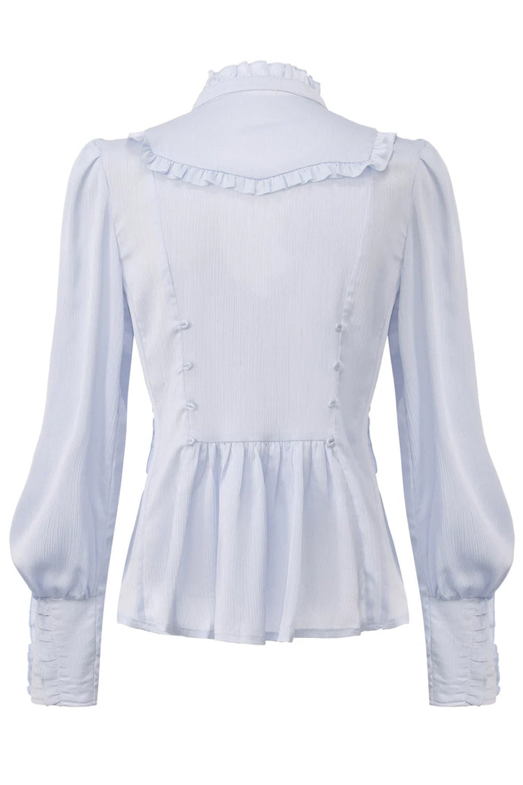 [The Rabbit’s Invitation] Long Sleeves Ruffled Classic Vintage Elegant Prince Palace Ouji Lolita Set