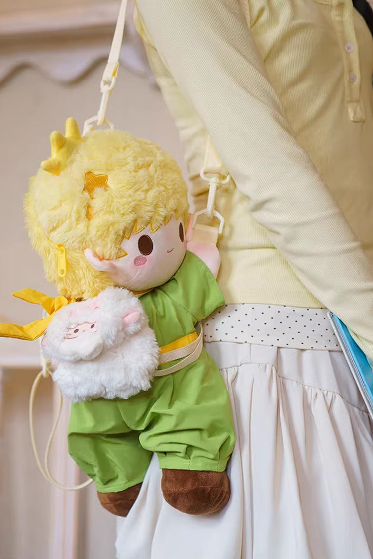 Green [The Little Prince] Cute Plush Toy Sweet Lolita Lying-Down Backpack