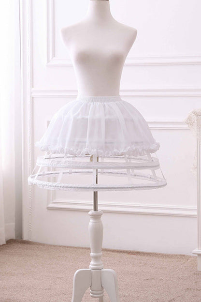 Four Layers Birdcage Fishbone Style Lolita Petticoat 2 Colors