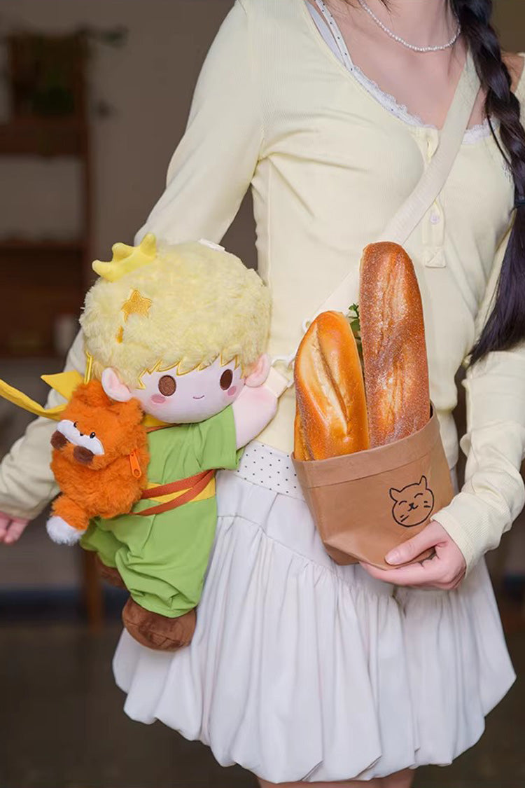Green [The Little Prince] Cute Plush Toy Sweet Lolita Lying-Down Backpack