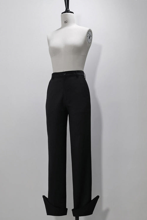 Black Vintage Medieval Prince Ouji Lolita Long Pants