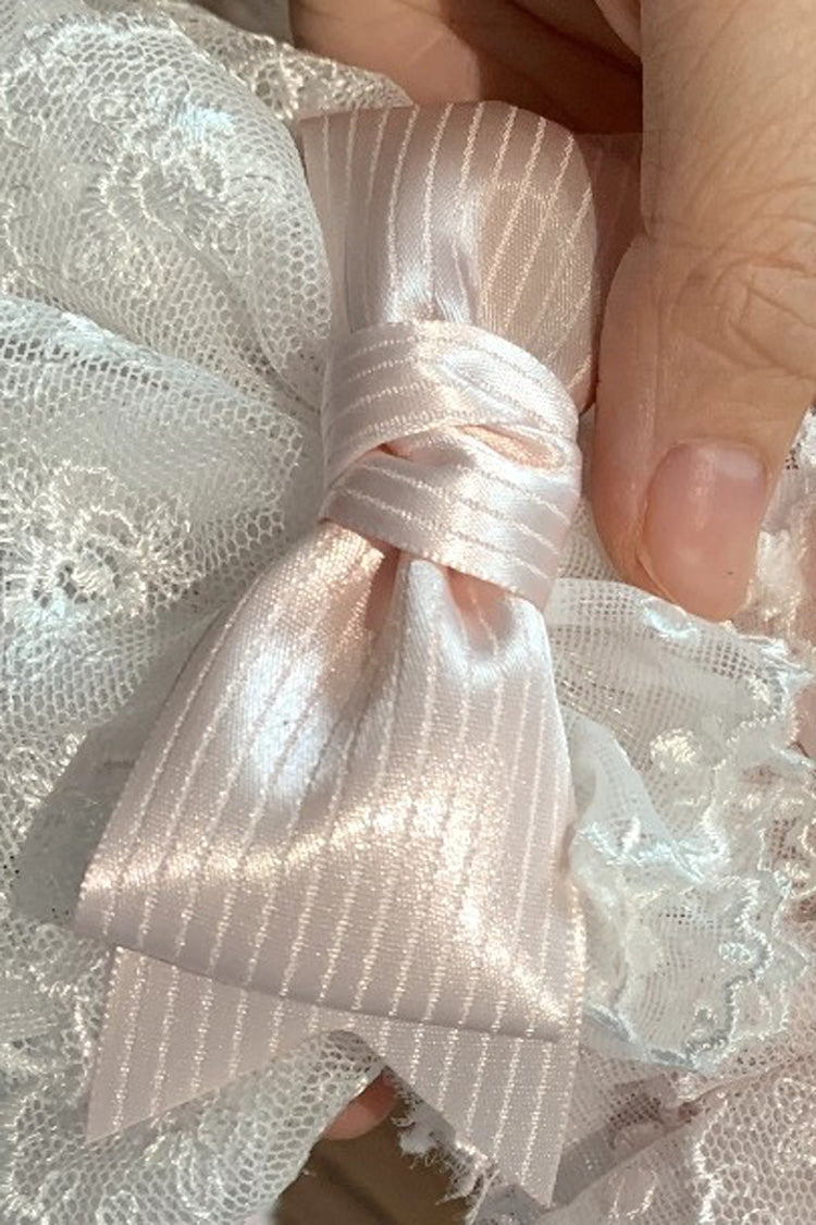 Multi-Color Strawberry Angel Cherry Blossom Tree Bowknot Lace Sweet Lolita Hand Sleeves 9 Colors