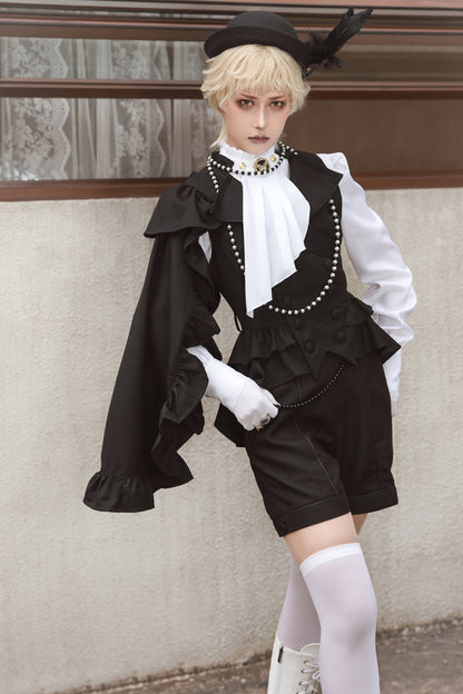 Black [Eternal Silent Proxy] Vintage Prince Lolita Shorts