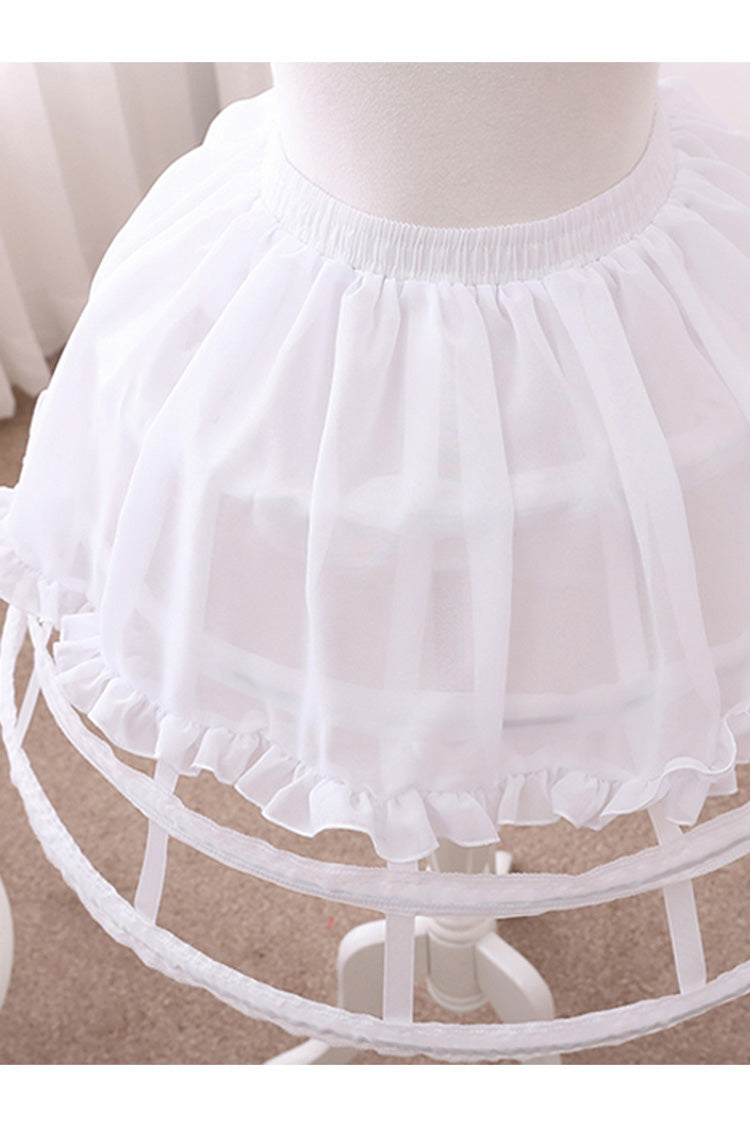 Four Layers Birdcage Fishbone Style Lolita Petticoat 2 Colors