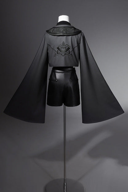 Black [Black Sheep Research Society] Gothic Prince Handsome Ouji Lolita Shorts Set