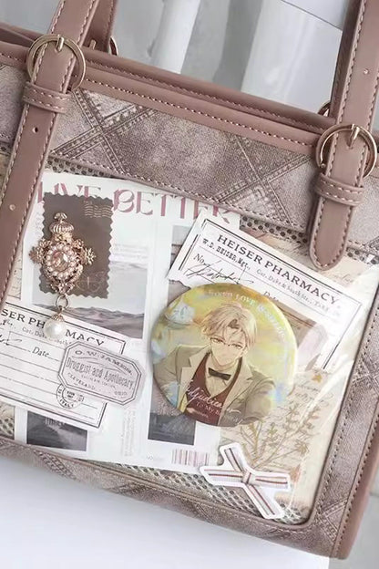 Diamond Print Sweet Japanese Lolita Shoulder Itabag 4 Colors