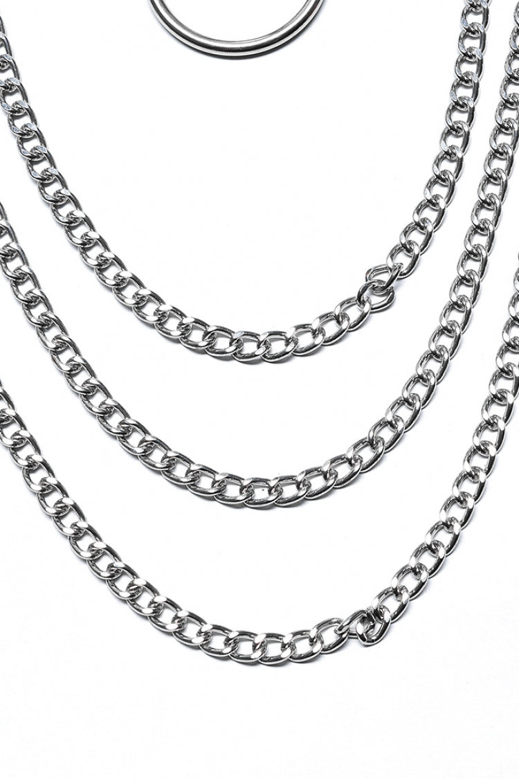 Snakeskin Faux Leather Metal Rivets Women's Steampunk Choker 2 Colors
