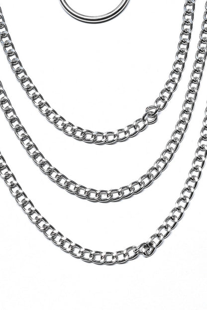 Snakeskin Faux Leather Metal Rivets Women's Steampunk Choker 2 Colors