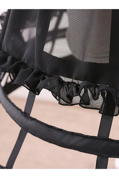 Four Layers Birdcage Fishbone Style Lolita Petticoat 2 Colors