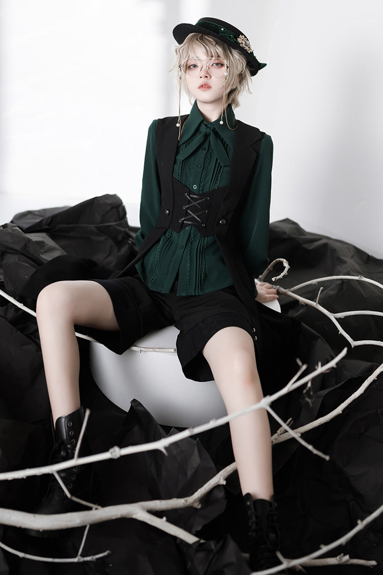Overture Middle Ages Ouji Fashion Gothic Lolita Long Vest 3 Colors