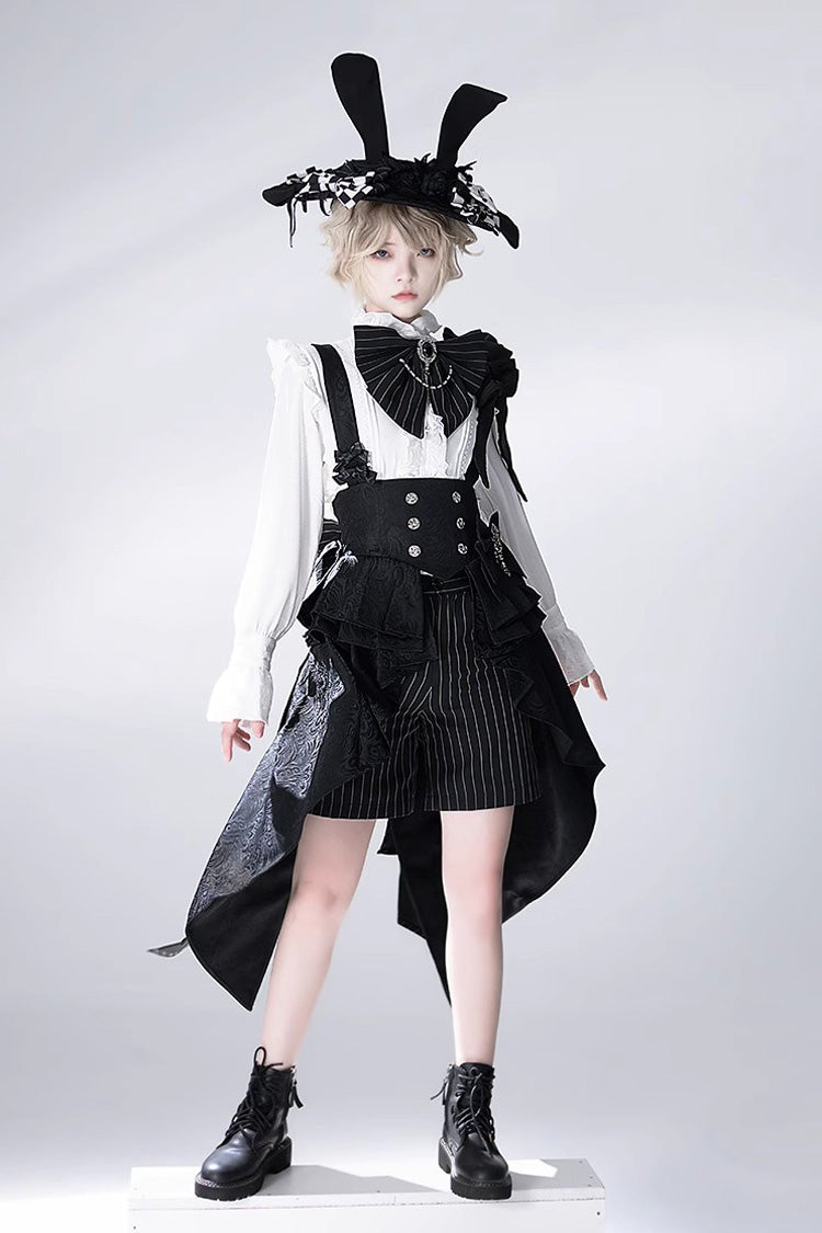 Black Rabbit Theater Jacquard Version Ouji Lolita Brooch
