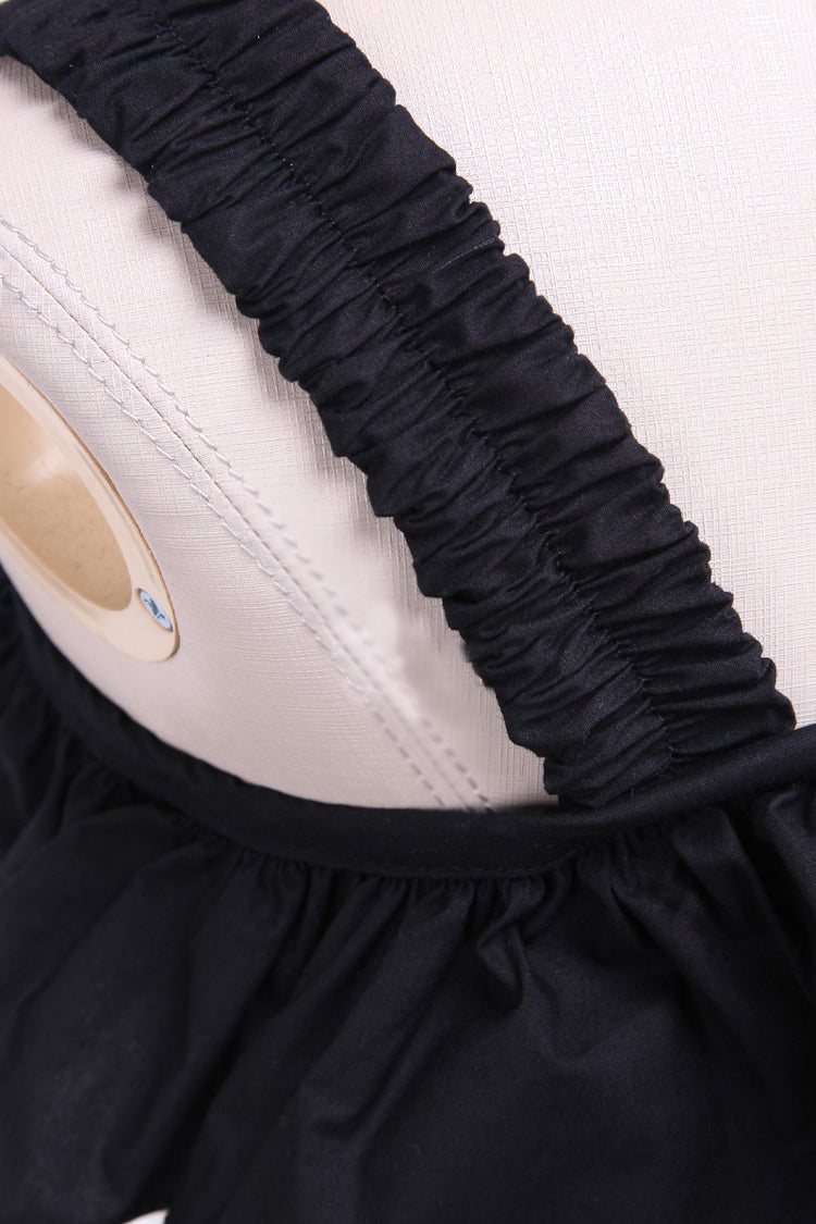Black/White Cotton Multi-Layer Bowknot Cardigan Classic Lolita Dress