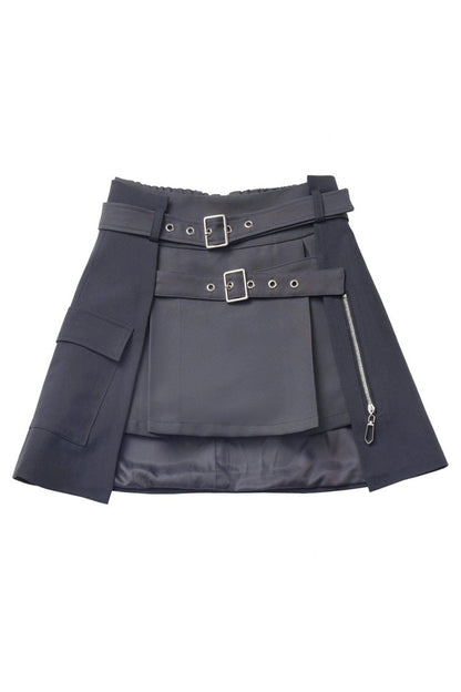 Black [Retrograde Orbit] Long Sleeves Gothic Ouji Lolita Skirt Coat Set