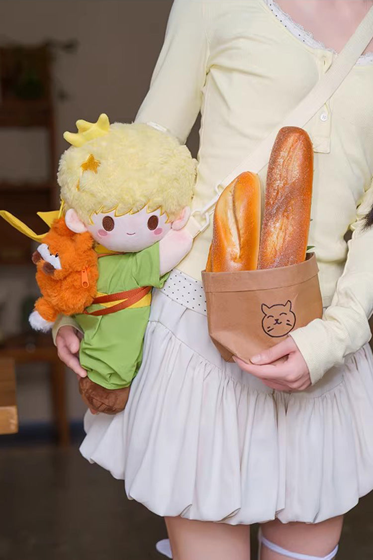 Green [The Little Prince] Cute Plush Toy Sweet Lolita Lying-Down Backpack