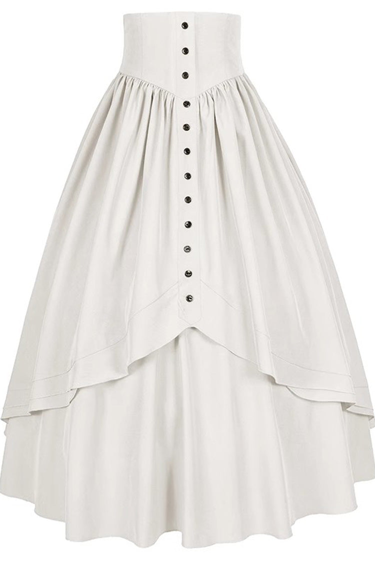 Gothic Elegant Ruffle Lolita Victorian Skirt 8 Colors