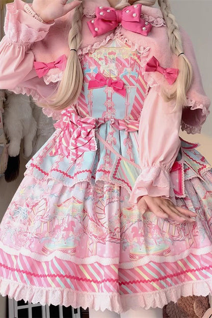 [Candy Park] Bowknot Lace Sweet Princess Lolita Shawl Cape 9 Versions