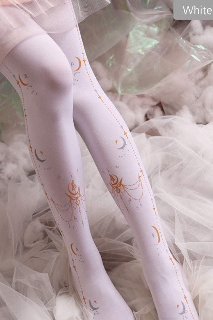 Sailor Moon Classic Print Lolita Pantyhose 2 Colors
