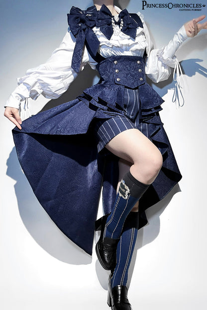 Blue Rabbit Theater Jacquard Version Sweet Prince Cool Ouji Lolita Girdle