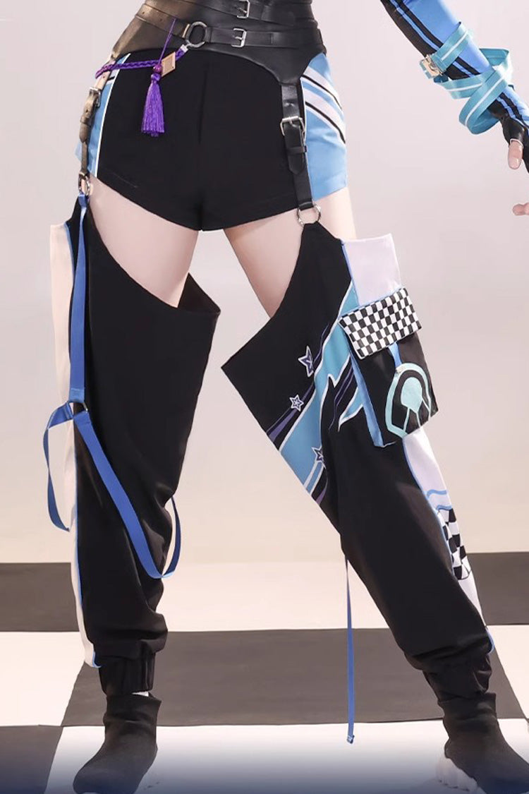 Multi-Color Wandering Rider Print Prince Handsome Cool Ouji Lolita Set