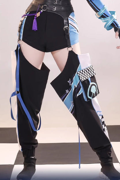 Multi-Color Wandering Rider Print Prince Handsome Cool Ouji Lolita Set