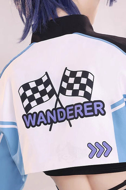 Multi-Color Wandering Rider Print Prince Handsome Cool Ouji Lolita Set