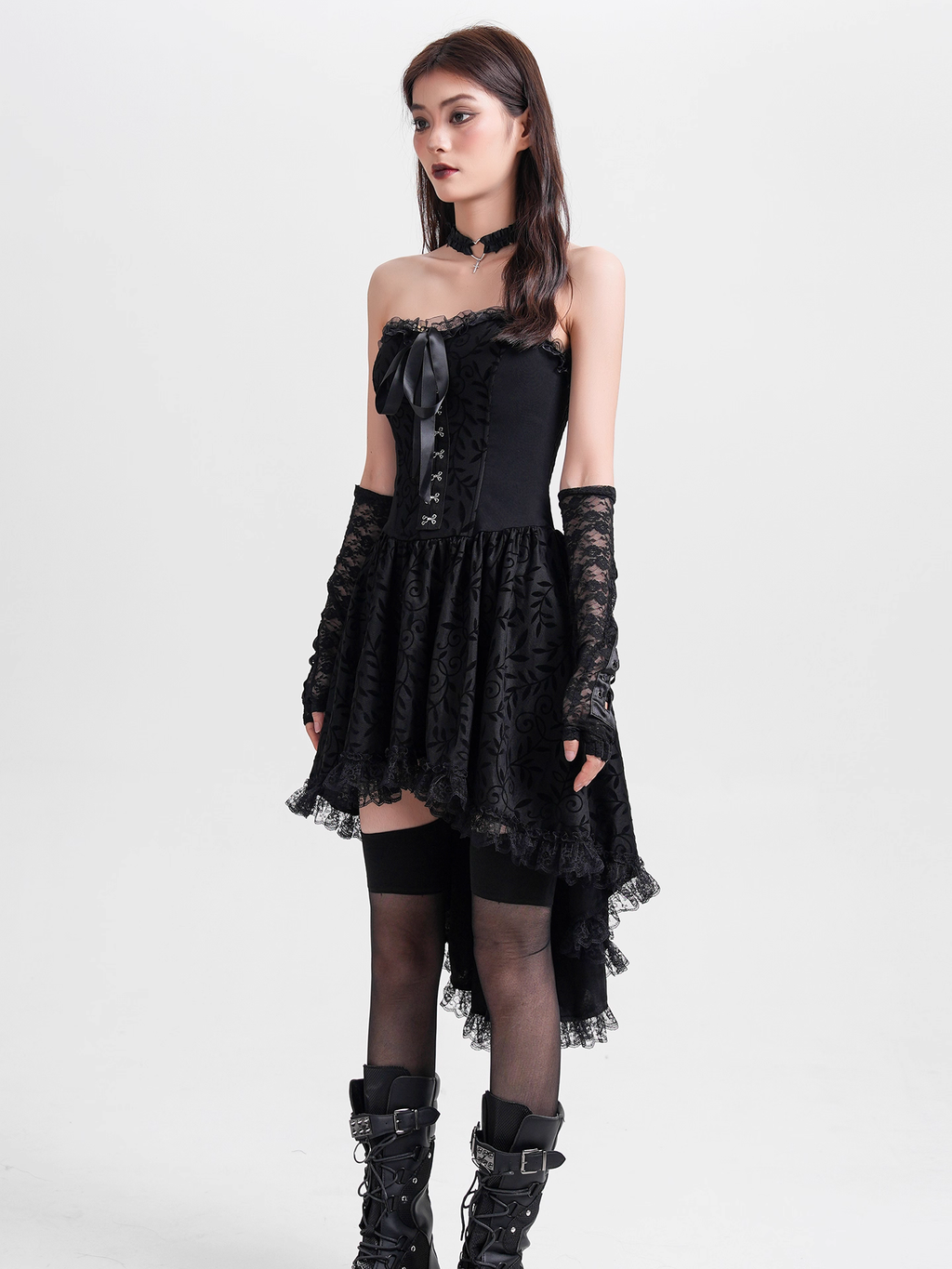 Off-Shoulder Corset Dress