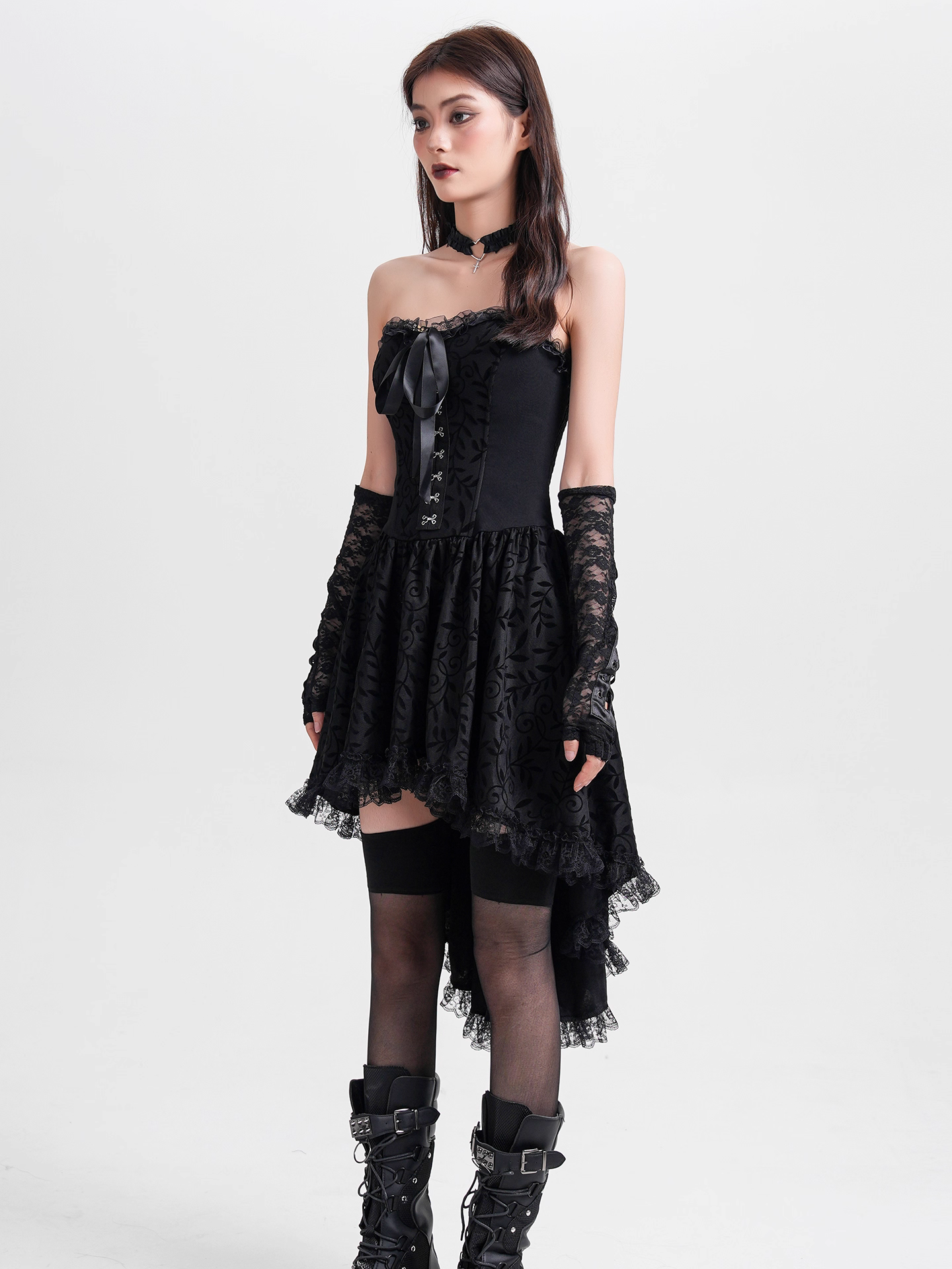 Off-Shoulder Corset Dress