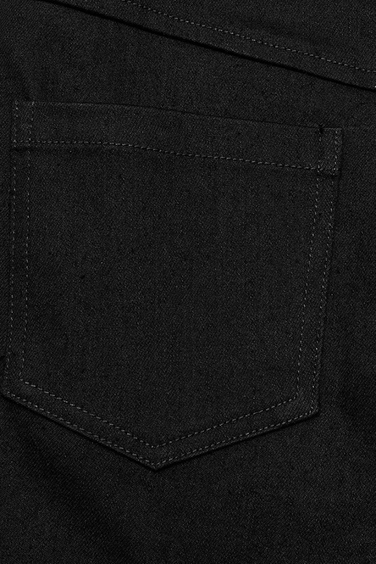 Black Stitching Slim Mesh Metal Eyelet Decoration Women's Steampunk Pants