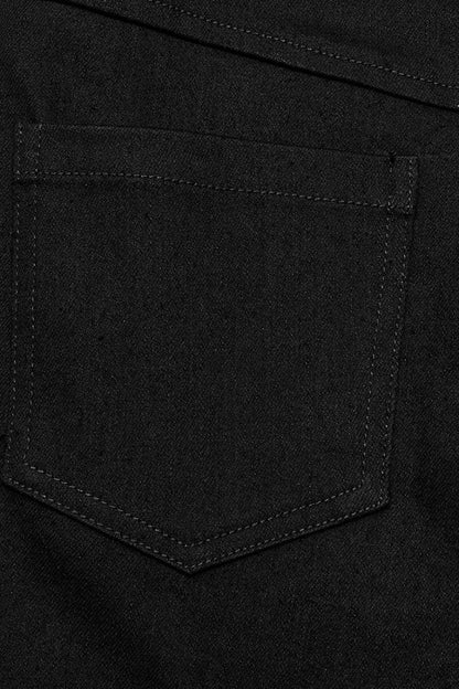 Black Stitching Slim Mesh Metal Eyelet Decoration Women's Steampunk Pants