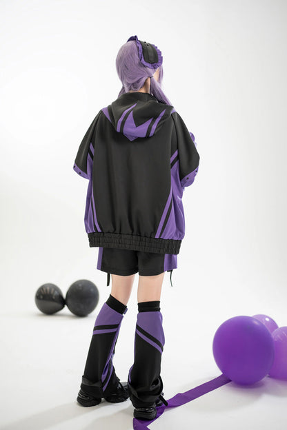 [Wing Light Machinery] Long Sleeves Print Jirai Kei Cool Coat 4 Colors