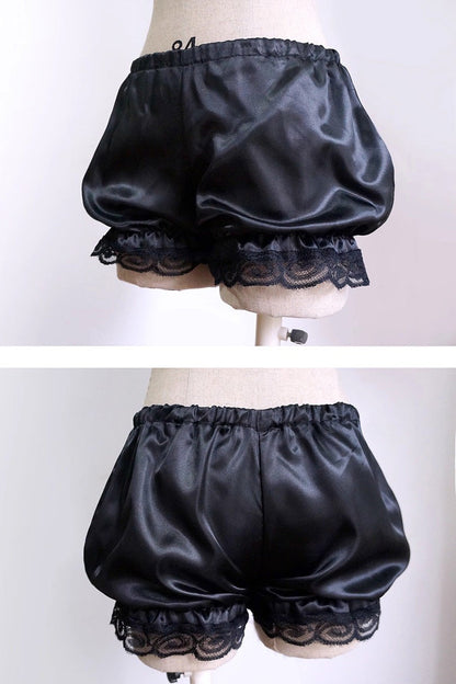 Sweet Ruffle Lace Anti-Exposure Safety Lolita Short Bloomers 2 Colors