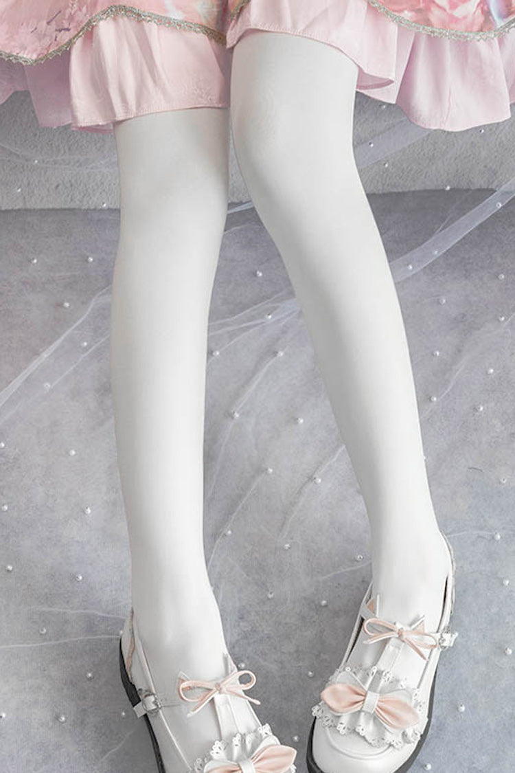 Solid Color Sweet Lolita Leggings 2 Colors