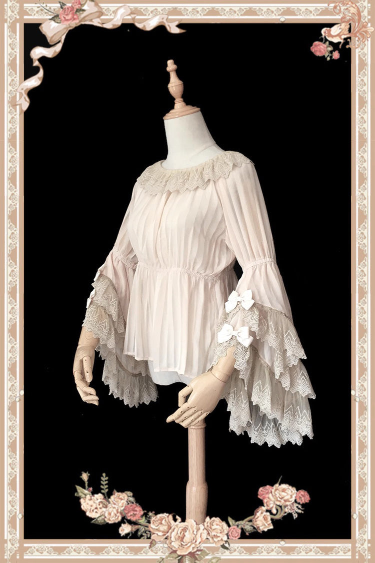 Fairytale Ball Party Big Hime Sleeves Chiffon Sweet Lolita Blouse 3 Colors